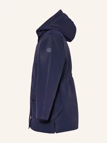 Petit Bateau Parka S Odnímatelnou Kapucí tmavě modrá