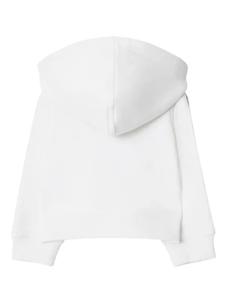 Bluza z kapturem dziecięca Burberry biała