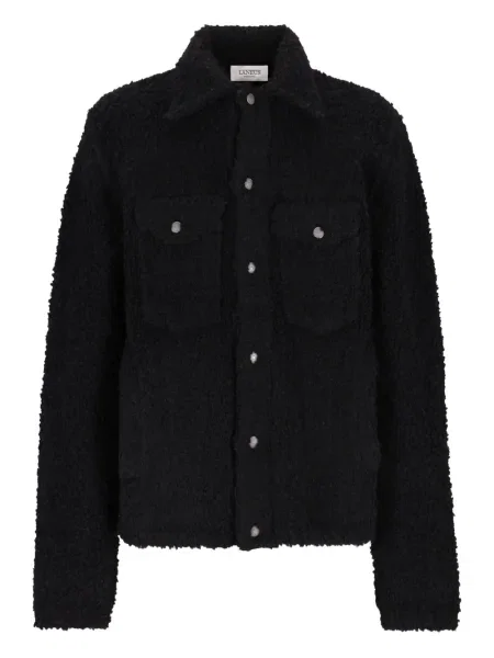 Geacă Laneus tricotate negru