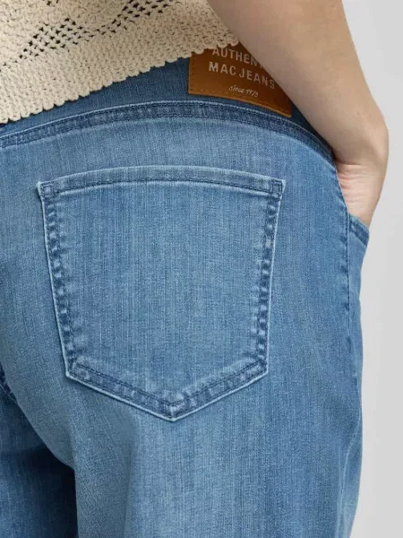 Szorty jeansowe z wpuszczanymi model Summer Clean' Mac niebieskie