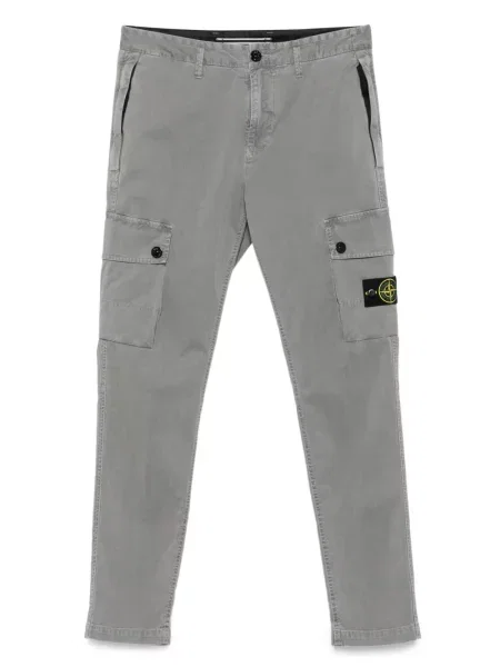 Spodnie cargo Stone Island z kamieniami szare
