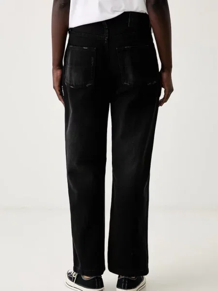 Vans jeansy straight czarne