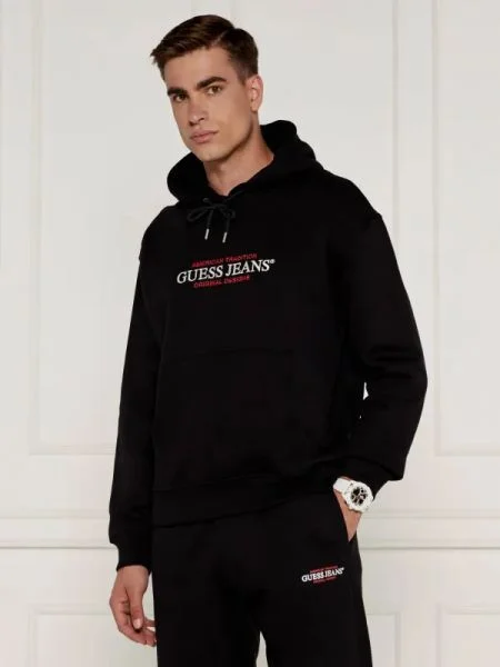Guess Jeans Hanorac negru