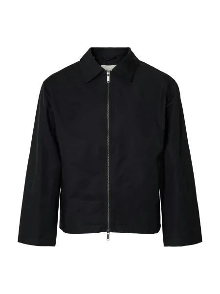 SELECTED Geacă de primăvară-toamnă SLHCEDRIC' negru