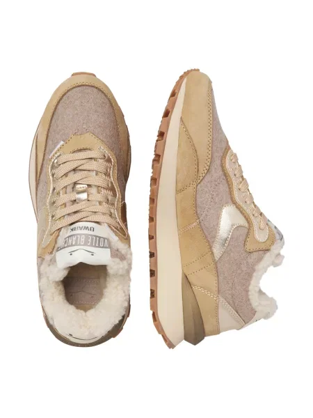 Sneakersy Voile Blanche wełniane beżowe