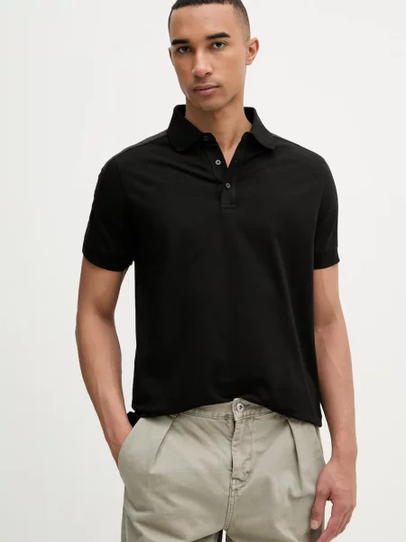 Tricou polo Karl Lagerfeld negru