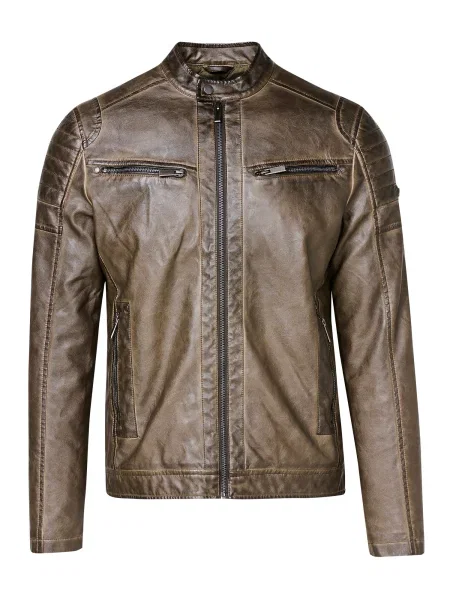 KOROSHI Prehodna jakna rjava