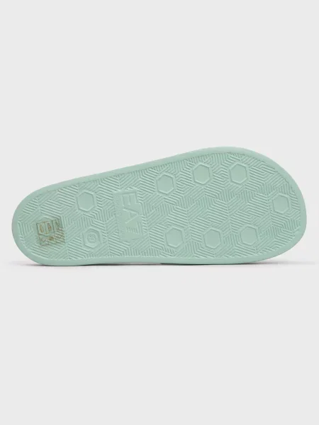 Шлепанцы Ea7 Emporio Armani зеленые