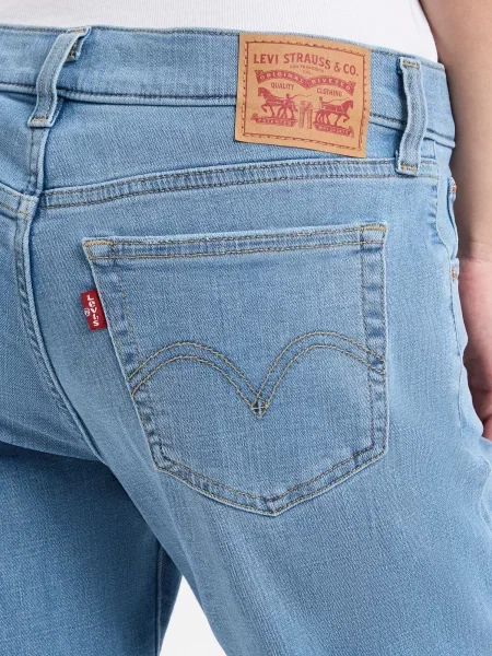 Levi's Traperice MID RISE BOYFRIEND plava