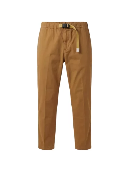 Cu centură pantaloni White Sand cu cataramă alb
