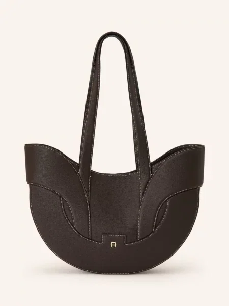 Shopper kabelka Aigner hnědá