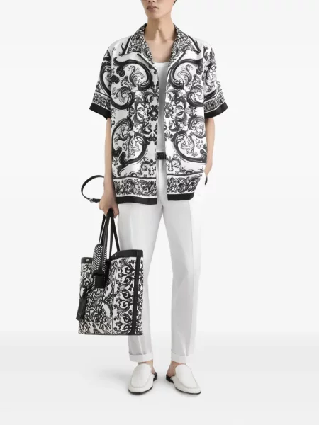 Pantaloni Dolce & Gabbana alb
