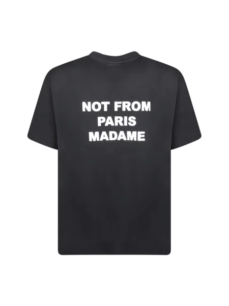 Drôle de Monsieur t-shirt Le T-Shirt Slogan z nadrukiem czarny
