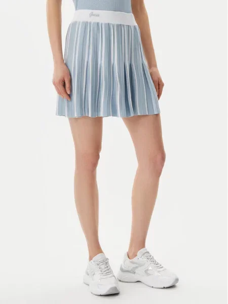 Guess Спідниця в складку блакитний