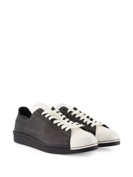 Δερμάτινα sneakers Y-3 μαύρο