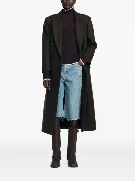 Heláncă Sandro cu volane maro