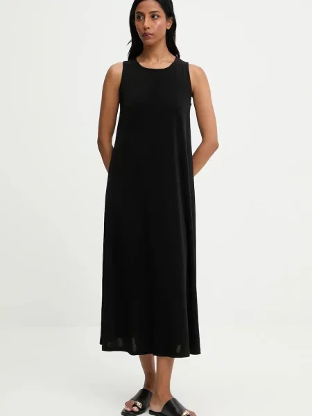 Haljina Answear.LAB midi širi se prema dolje crna