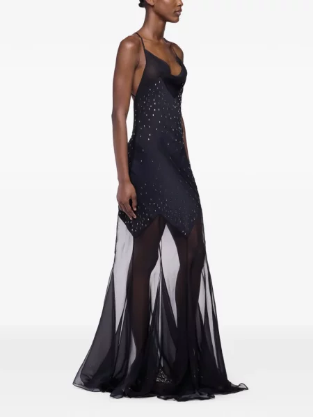 Rochie maxi Rabanne negru