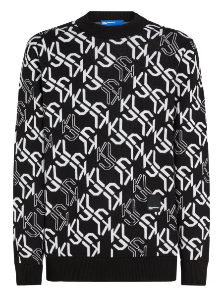 Pulover Karl Lagerfeld Jeans negru