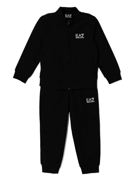 Komplet dresowy dziecięcy Ea7 Emporio Armani czarny