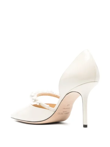 Pantofi cu toc Jimmy Choo alb
