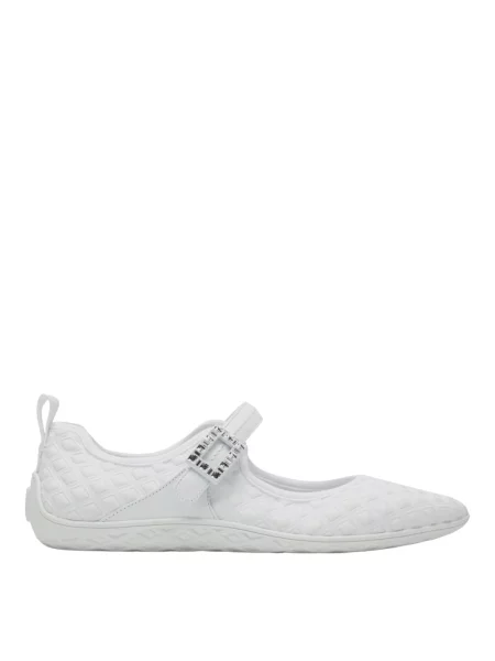 Balerinki Roger Vivier skórzane białe