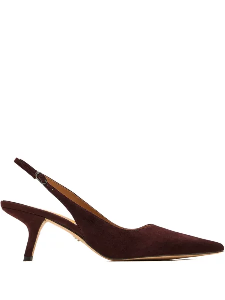 Pantofi cu toc Sam Edelman din piele de căprioară maro