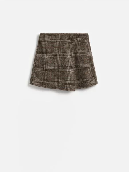 Reserved Fustă-pantalon cu cafeniu