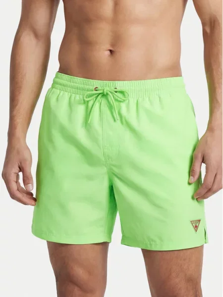 Guess Pantaloni scurți pentru înot verde