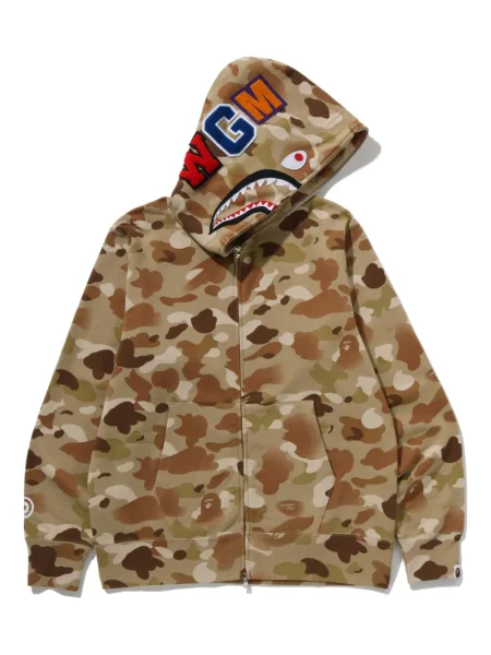 Hanorac cu glugă A Bathing Ape® cu model camuflaj