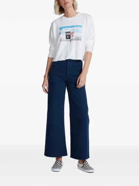 Lung tricou Askk Ny cu imagine alb