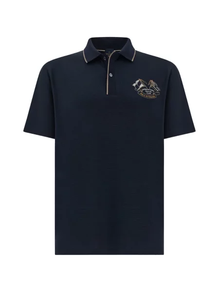 Tricou polo Paul & Shark cu broderie albastru