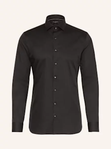 Olymp Koszula No. Six Super Slim schwarz czarna