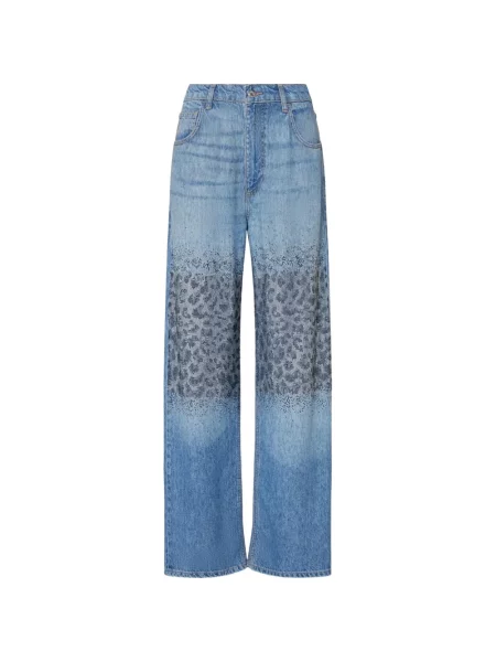 Blugi Liu Jo cu imagine cu model leopard albastru