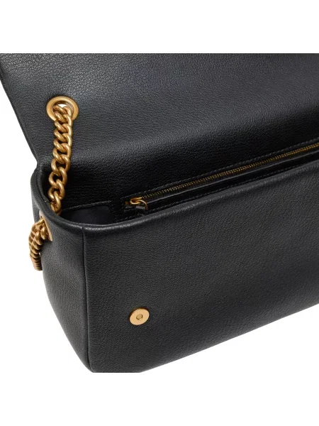 Colier Pinko din piele negru