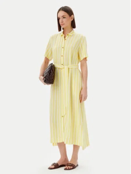 Barbour Košilové šaty Adelaide žlutá
