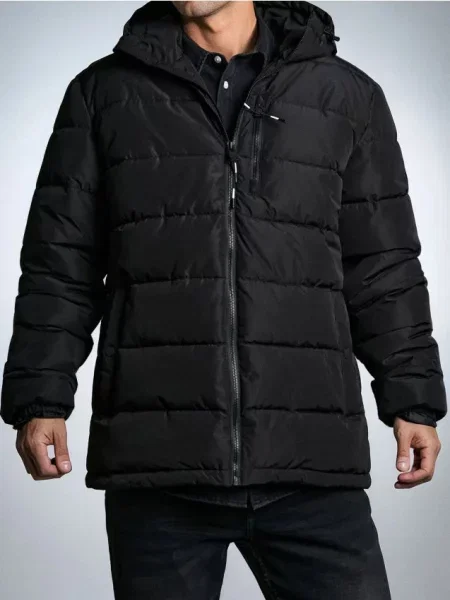 Sinsay Prošívaná bunda černá