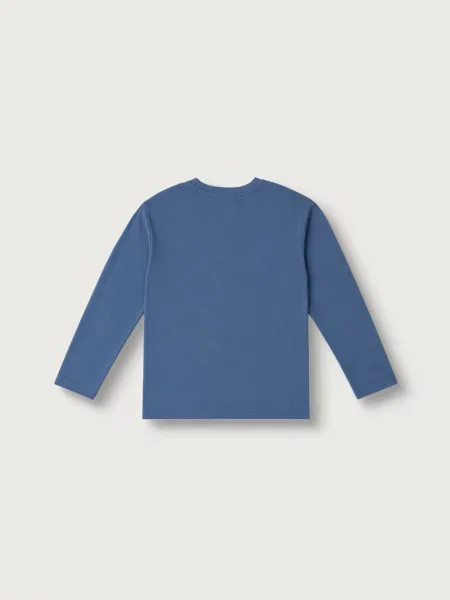 United Colors of Benetton tričko s dlhým rukávom detské modrá