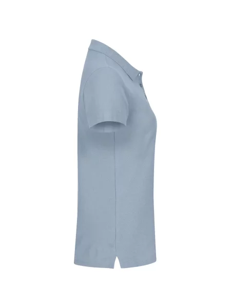 Clique Basic Polo z bawełny wygodne dopasowanie – Soft Blue niebieska