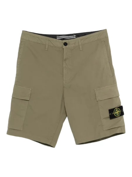 Šortky cargo Stone Island s kamínky zelené