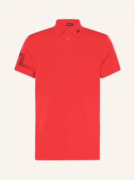 J.Lindeberg Funkční Polokošile červená