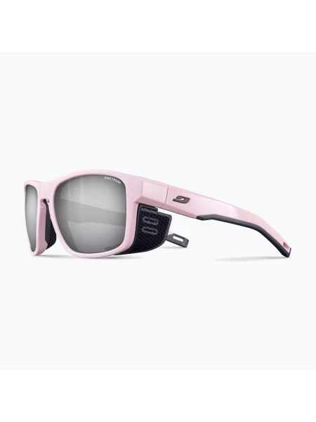 Julbo Shield M Spectron 4 lesklé pastelově růžové/tmavě sluneční brýle šedé