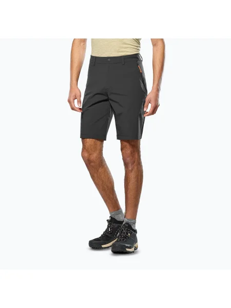 Pantaloni scurți de trekking pentru bărbați Salewa Puez Talveno DST black out negru