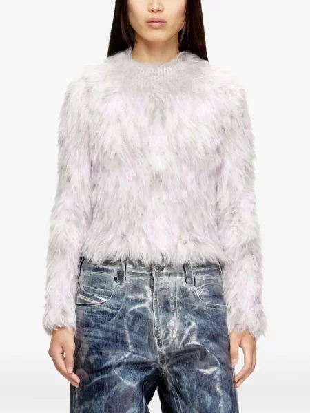 Pulover Diesel lung alb