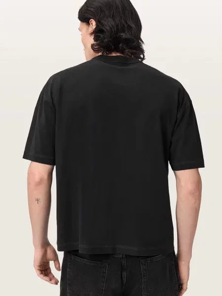AllSaints tričko pánske VANGUARD čierna