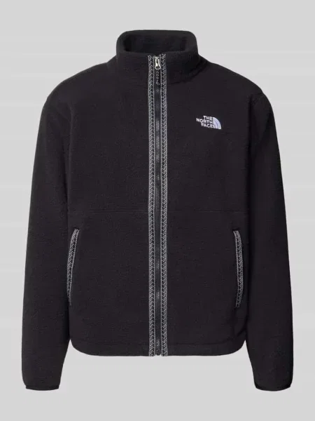Bluza polarowa o regularnym kroju z wyszywanym logo The North Face czarna