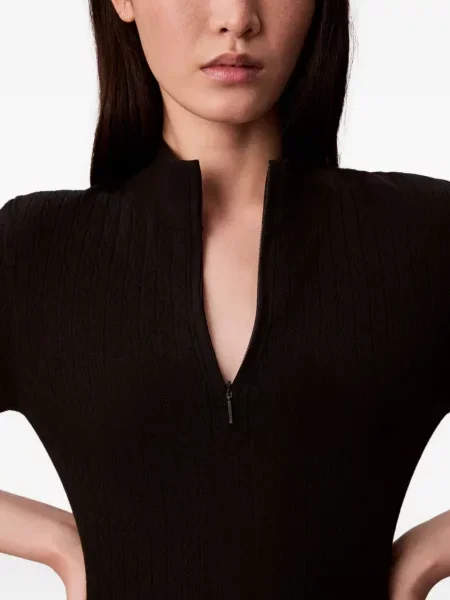 Rochie din denim Calvin Klein Jeans de costum negru