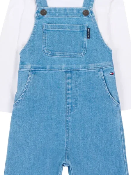 Spodnie dziecięce Tommy Hilfiger niebieskie