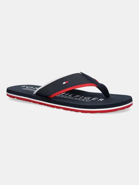 Japonke Tommy Hilfiger TUMBLE BEACH SANDAL mornarsko modra