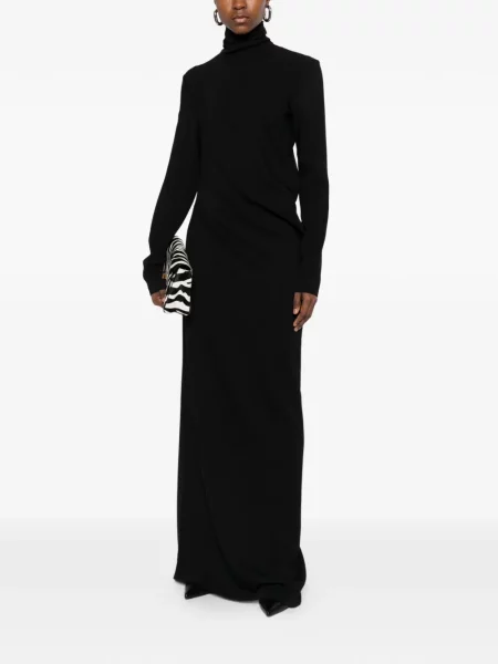 Rochie maxi Toteme lungă de costum negru